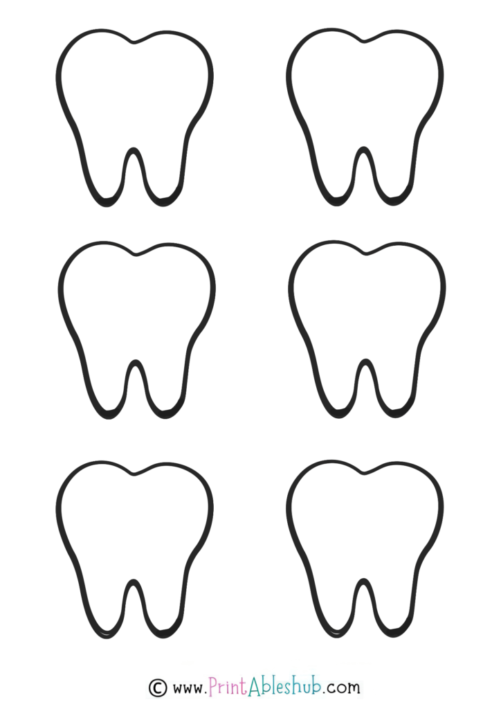 Blank Tooth Template
