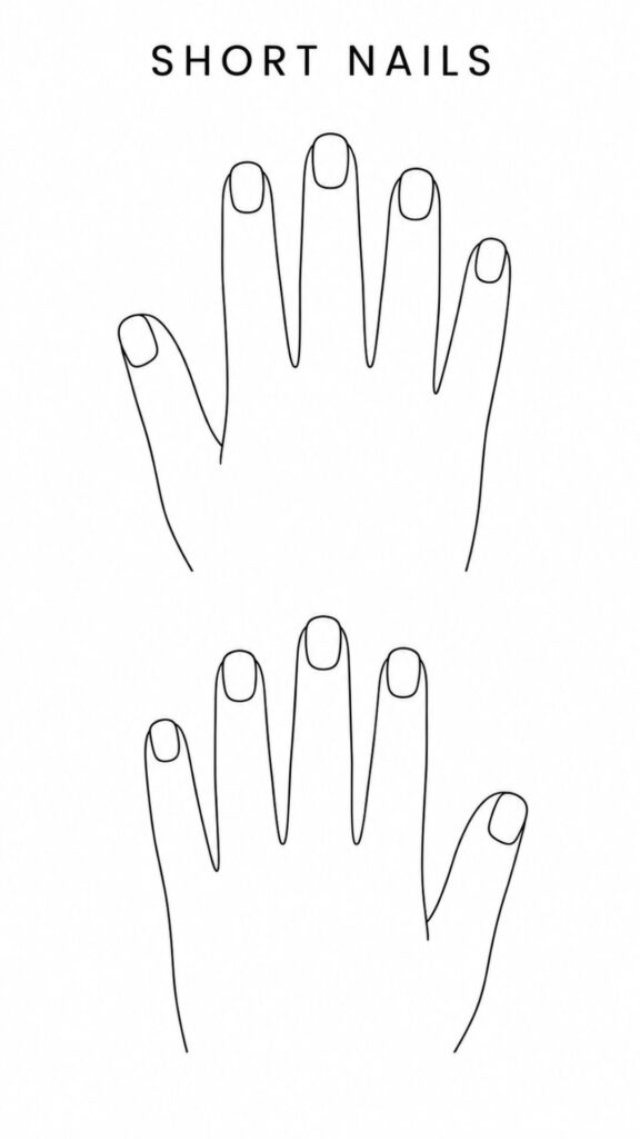 Printable Blank Nail Template