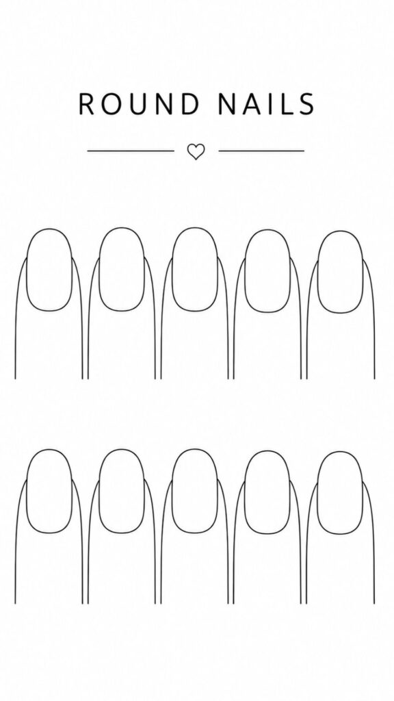 Printable Blank Nail Template