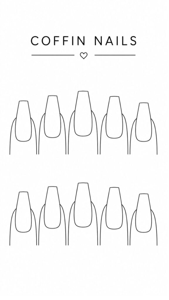 Printable Blank Nail Template