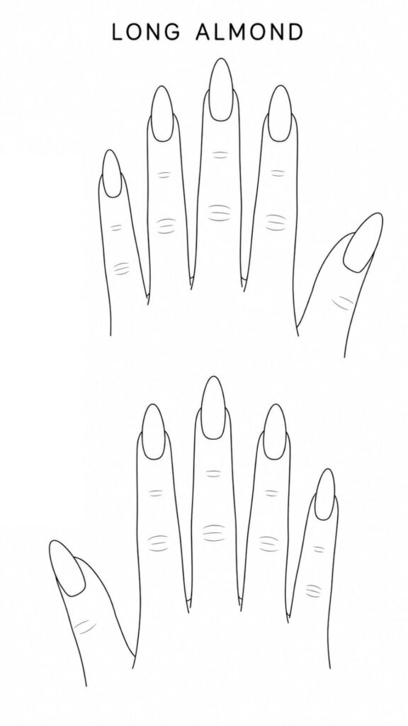 Printable Blank Nail Template