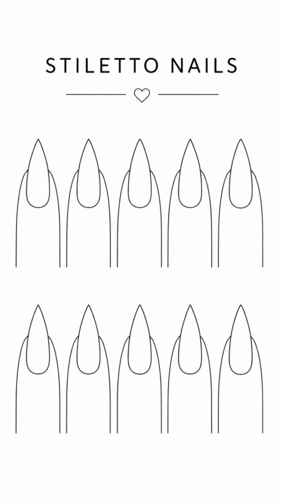 Printable Blank Nail Template