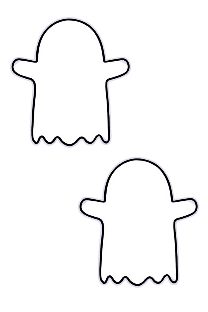Printable Ghost Template