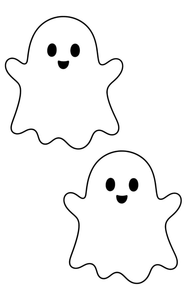 Printable Ghost Template