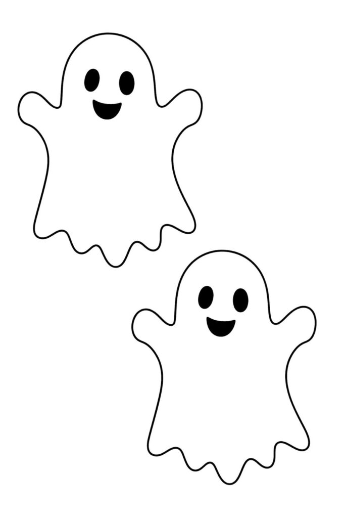 Printable Ghost Template