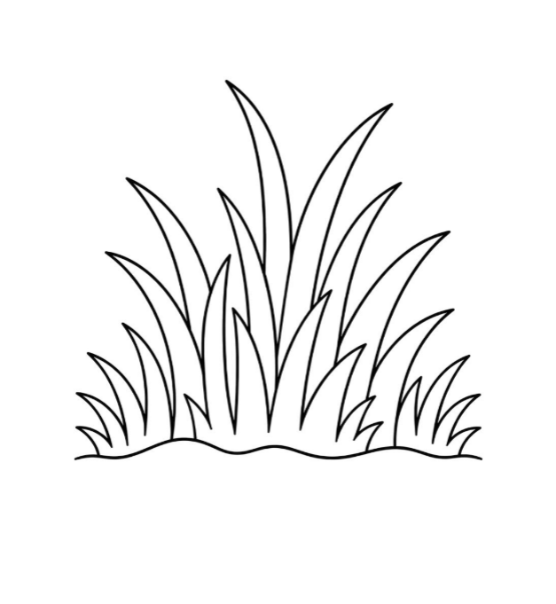 Printable Grass Template