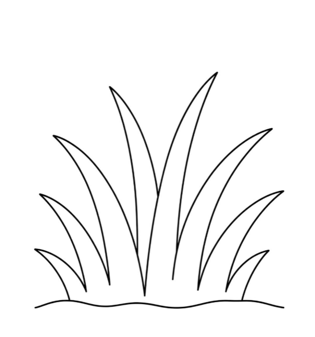 Printable Grass Template