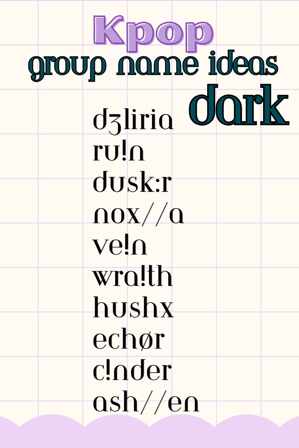K-Pop Group Name Ideas