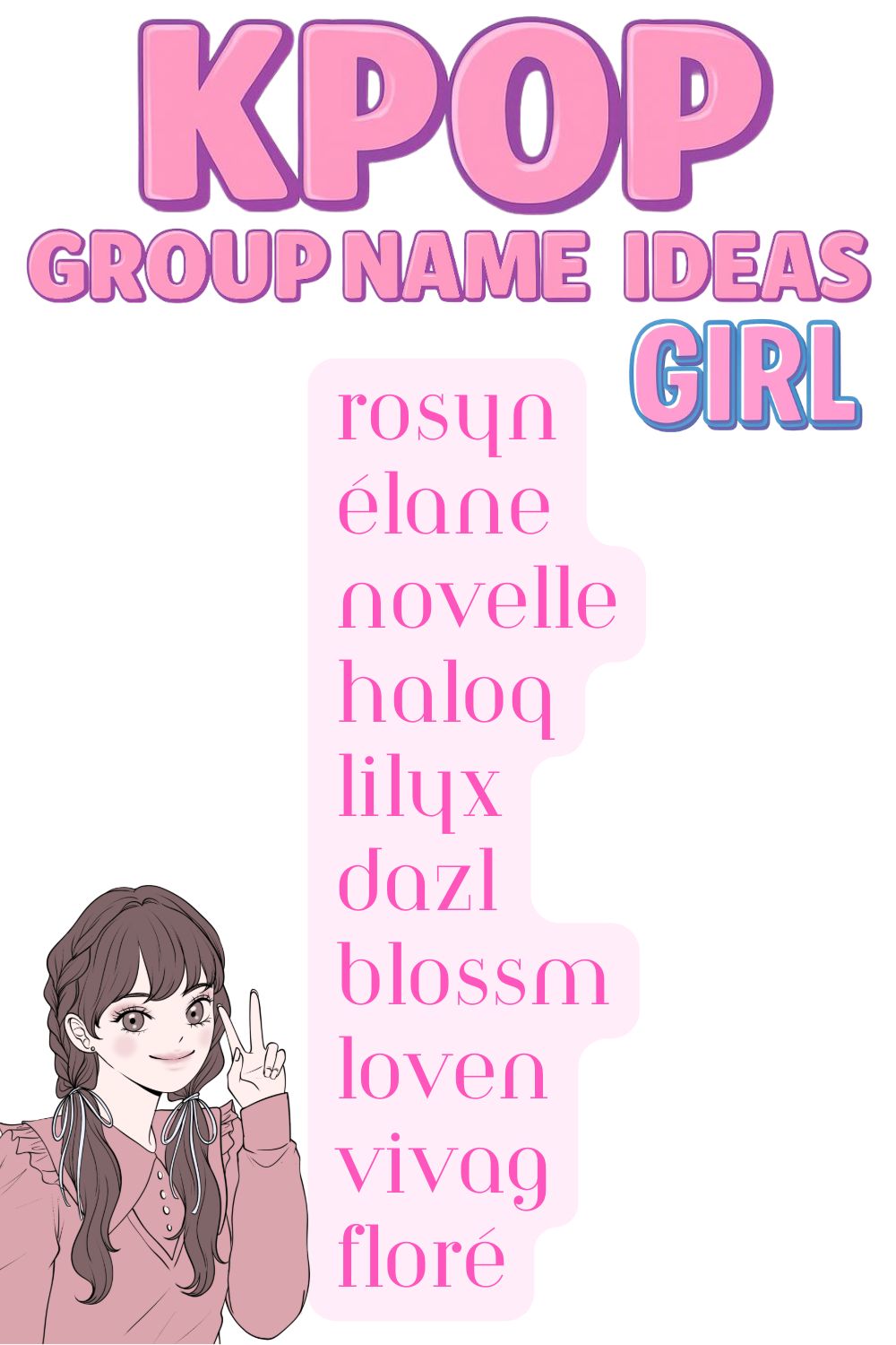 K-Pop Group Name Ideas