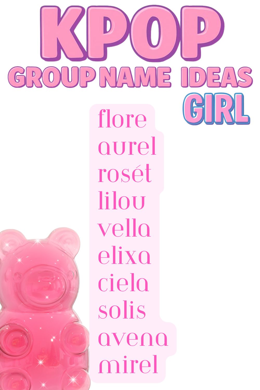 K-Pop Group Name Ideas