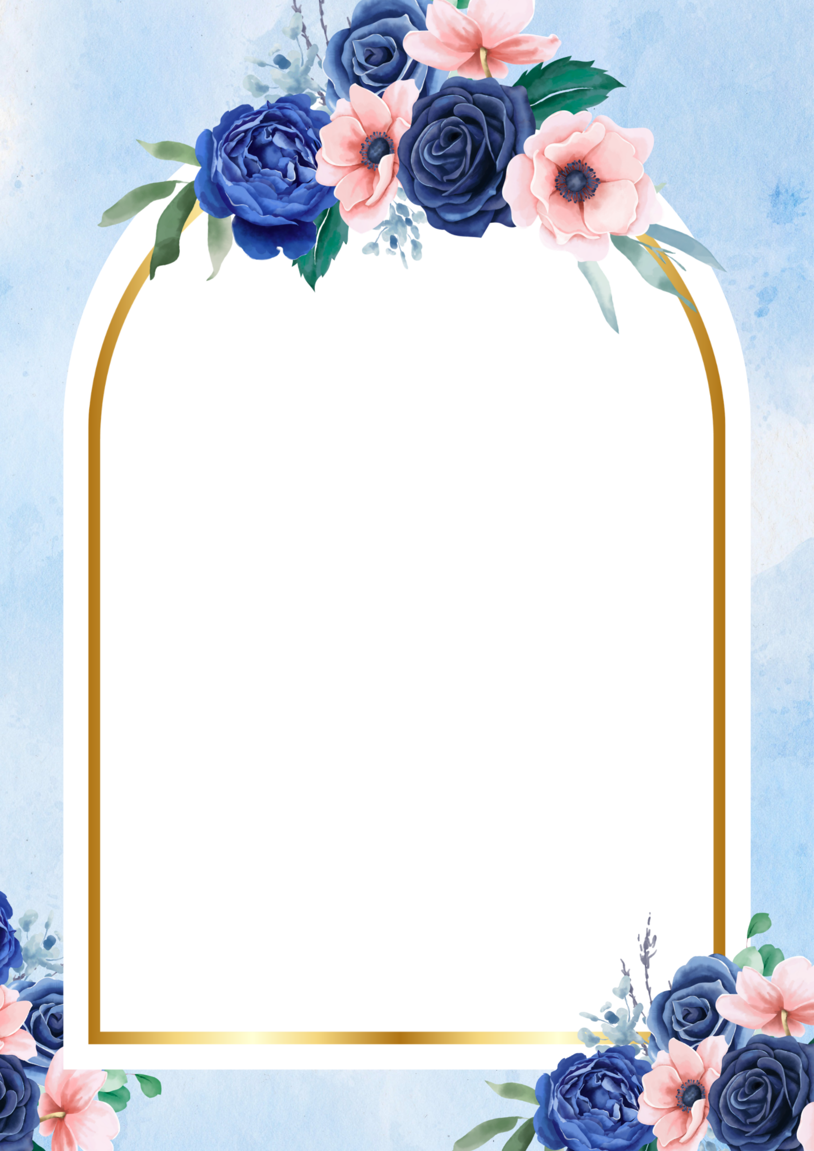 Wedding invitation template 