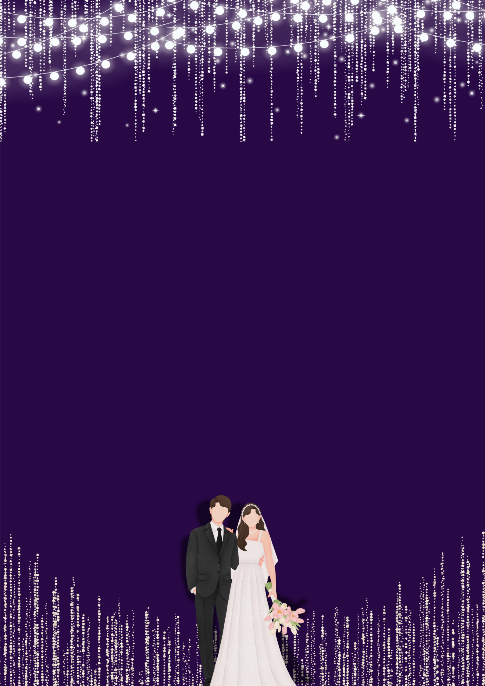 Wedding invitation template 