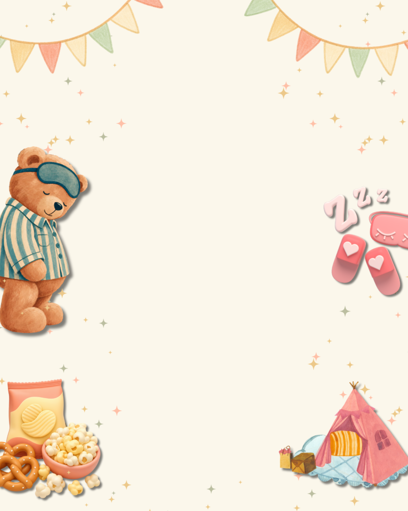 Printable Sleepover Invitation Template