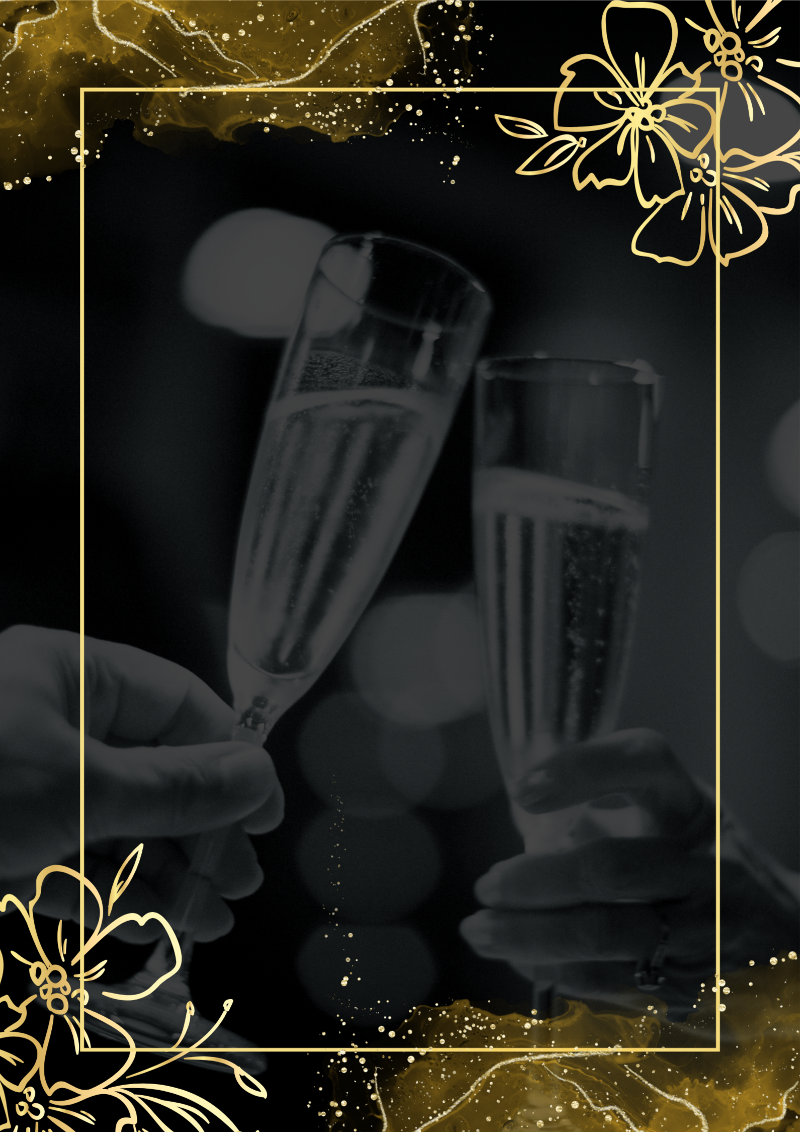 Wedding invitation template 