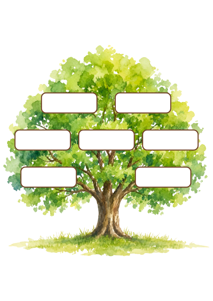 Printable Blank Family Tree Template