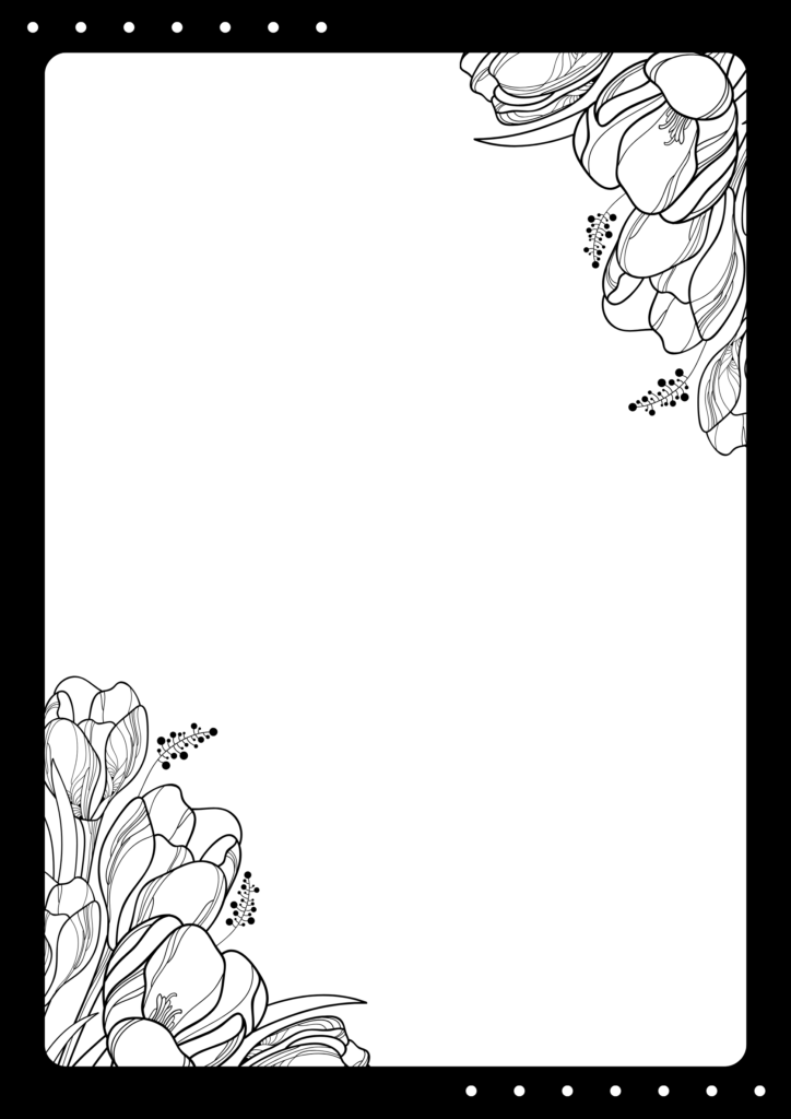 Printable Black Paper Sheet