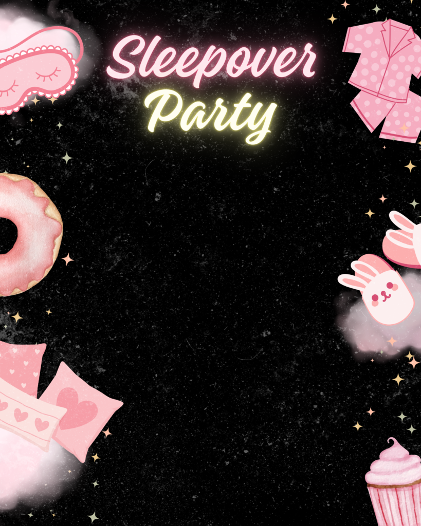 Printable Sleepover Invitation Template