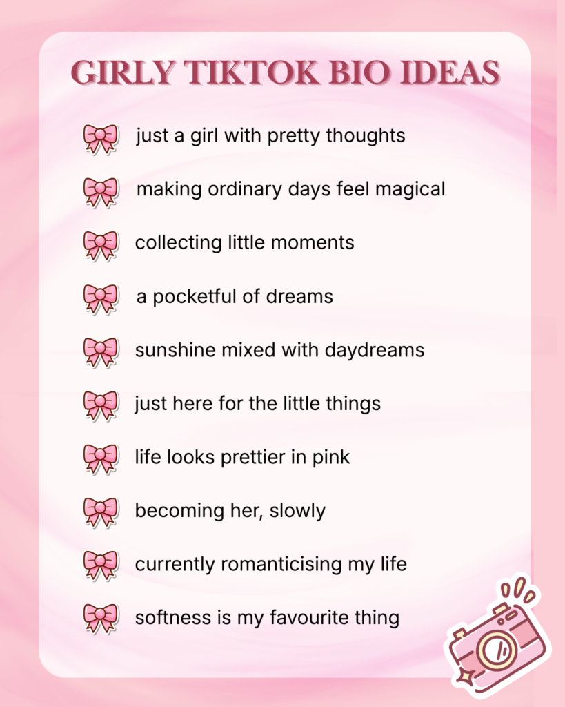 Printable Tiktok Bio Ideas