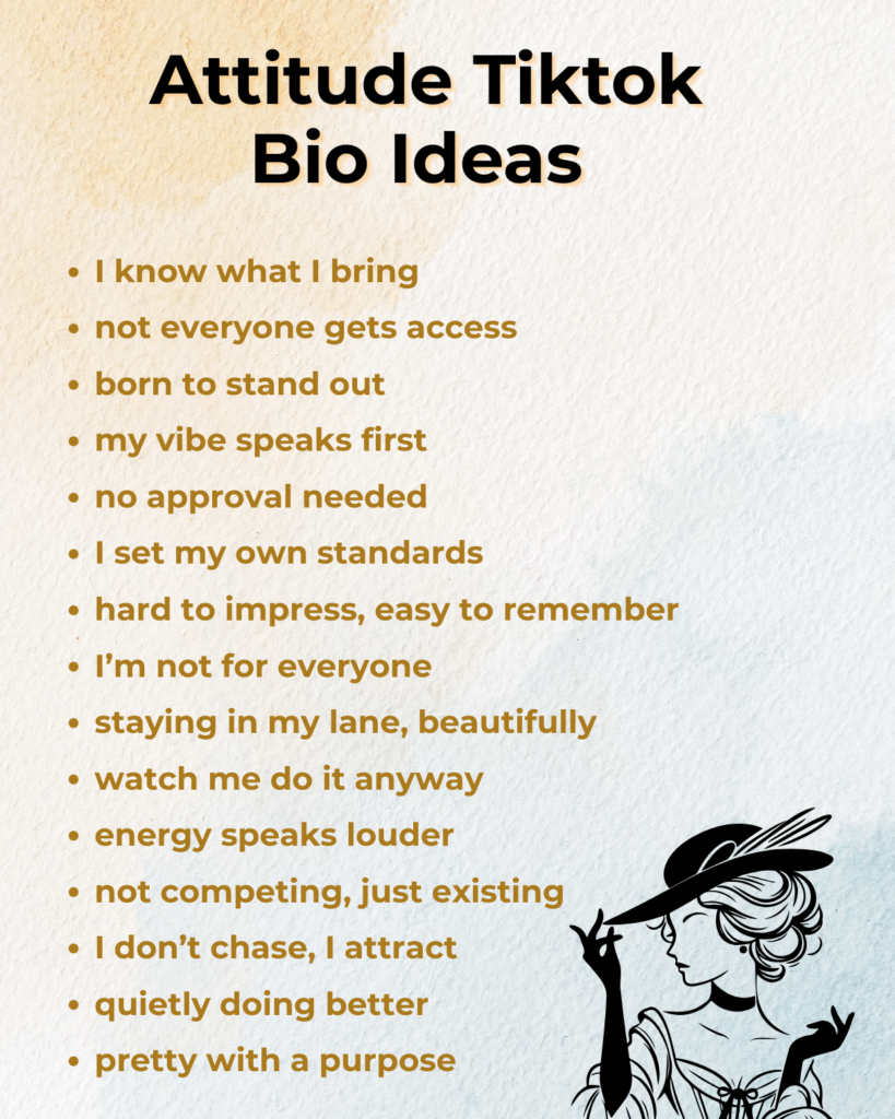 Printable Tiktok Bio Ideas