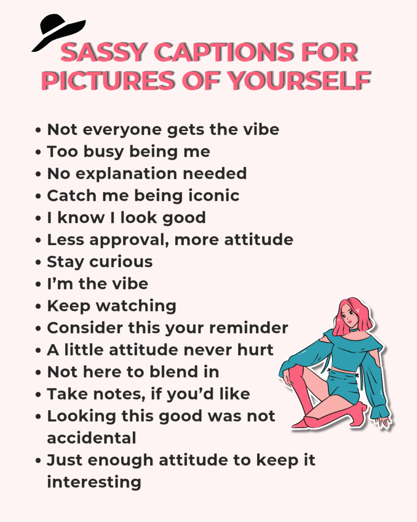 Printable captions for pictures of yourself