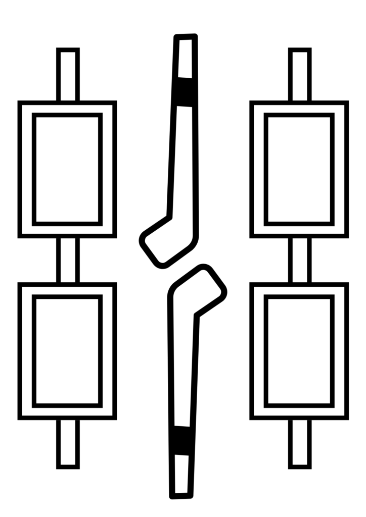 Printable paper glasses template